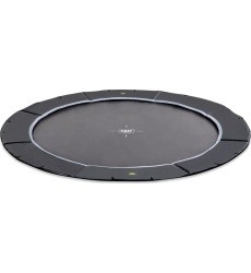 EXIT Dynamic ground level sports trampoline ø305cm - black