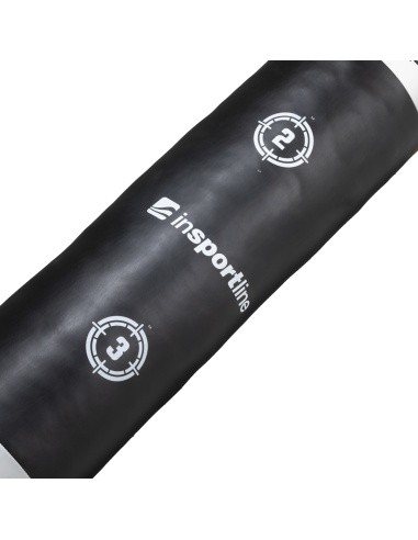 Punching Bag inSPORTline Robkin 180 x 35 cm - Black-White