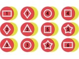 Set of 12 Memory Relay Poly Spots Spordas