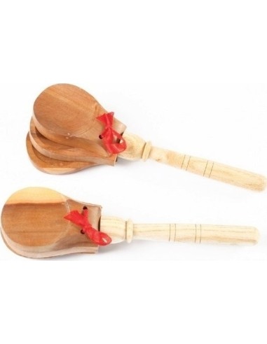 Wood Castnets With Handle Amaya