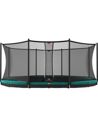 BERG Grand Favorit InGround 520 batutas, žalias + apsauginis tinklas Comfort