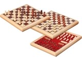 Chess and Checkers Set Philos 32x32 cm