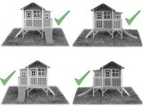 EXIT Loft 350 wooden playhouse - natural