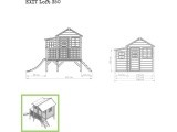 EXIT Loft 350 wooden playhouse - natural