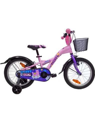 Bicycle 4KIDS Fluffy 16", Size 9.5" (24 cm), Pink