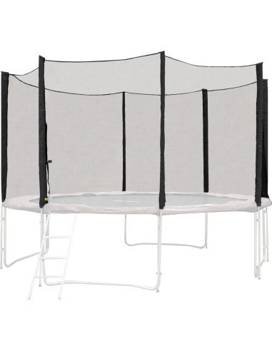 Trampoline Safety Net inSPORTline Froggy PRO 305 cm – for 8 poles - Black