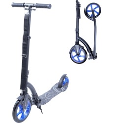 Sulankstomas paspirtukas su amortizatoriais Worker Span (iki 100kg) - Blue