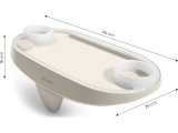 LED illuminated drink holder with space for tablet phone SPA INTEX 28520