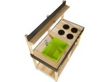EXIT Yummy 100 wooden outdoor kitchen - naturel