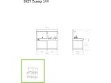 EXIT Yummy 100 wooden outdoor kitchen - naturel