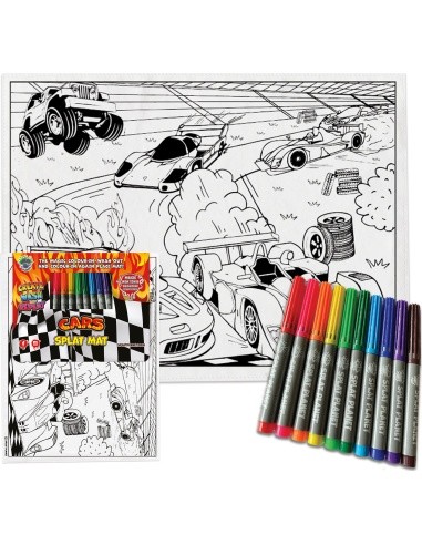 Colouring placemat CARS