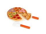 Wooden Velcro pizza cutter for kids 27 pieces