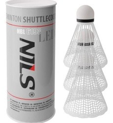 NBL6193 nailoniniai badmintono kamuoliukai su LED, 3 vnt., NILS