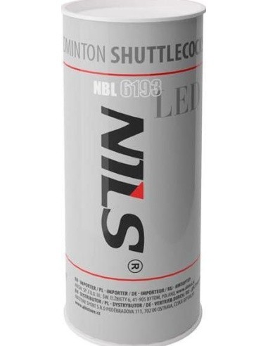 NBL6193 NYLON SHUTTLECOCKS LED PACK OF 3 NILS