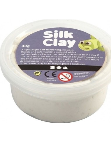 Silk Clay - white, 40 g