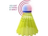 NBL6293 nailoniniai LED badmintono kamuoliukai, įvairiaspalviai, 3 vnt., NILS