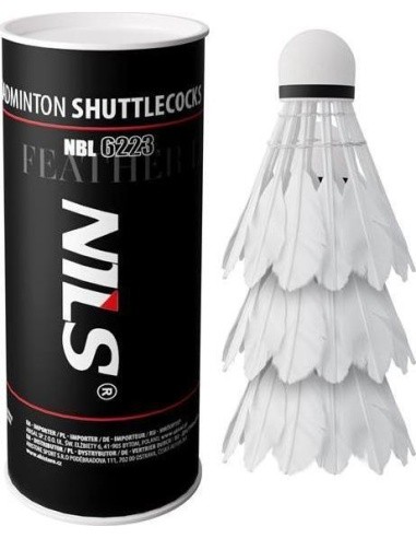 NBL6223 SHUTTLECOCKS FEATHERS LED 3 PCS. NILS