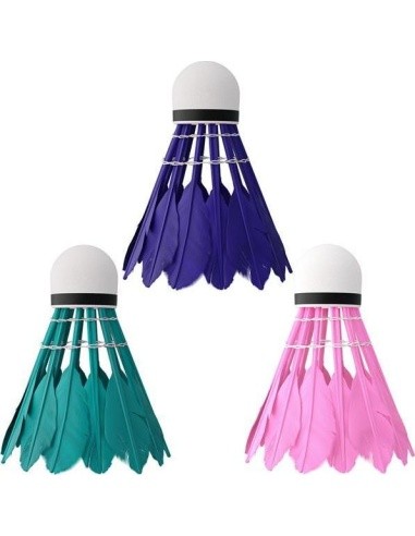 NBL6213 FEATHERS SHUTTLECOCKS MULTICOLOR 3 PCS. NILS