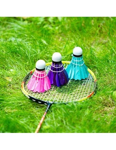 Plunksniniai badmintono kamuoliukai NBL6213, įvairiaspalviai, 3 vnt., NILS