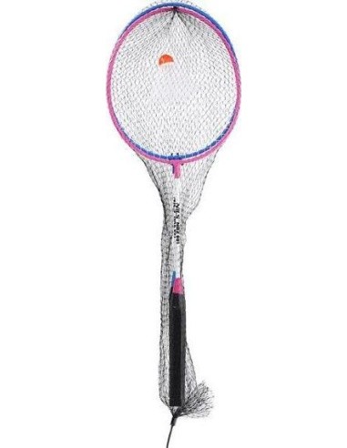 NRZ001 STEEL / BADMINTON SET 2 ROCKETS + SHUTTLECOCKS NILS