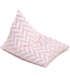 Beanbag Wigiwama Pink Herringbone