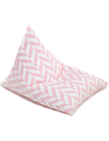 Beanbag Wigiwama Pink Herringbone