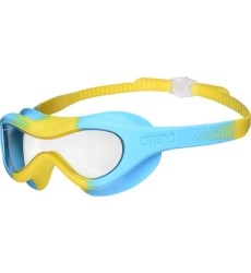 Kids Swimming Goggles Arena Spider, Clear, Blue/Yellow