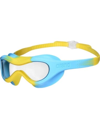 Kids Swimming Goggles Arena Spider, Clear, Blue/Yellow