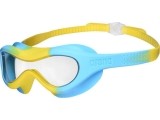 Kids Swimming Goggles Arena Spider, Clear, Blue/Yellow