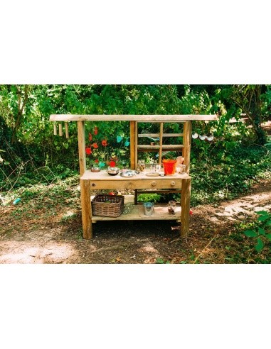 Wooden Outdoor Kitchen Plum Mud Pie