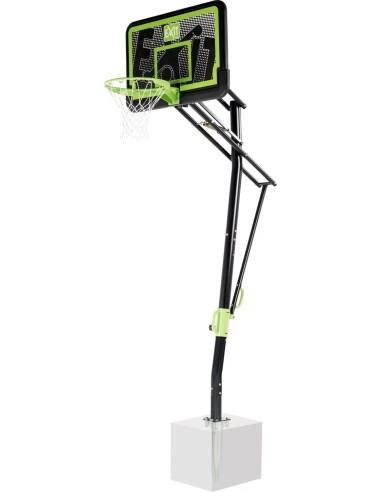 EXIT Galaxy basketball backboard for installing on ground - black edition In-ground Rectangular