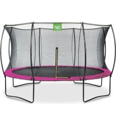 EXIT Silhouette trampoline ø366cm - pink Outdoor Round Coil spring Above ground trampoline