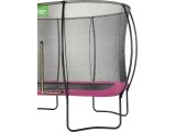 EXIT Silhouette trampoline 244x366cm - pink Outdoor Rectangular Coil spring Above ground trampoline