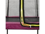 EXIT Silhouette trampoline 244x366cm - pink Outdoor Rectangular Coil spring Above ground trampoline