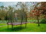 EXIT Silhouette trampoline 244x366cm - pink Outdoor Rectangular Coil spring Above ground trampoline