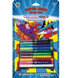 Splat Planet magic colouring book SUPER HERO