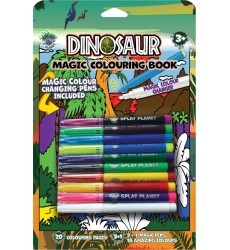 Splat Planet magic colouring book DINOSAURS