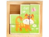 Educational Wooden Blocks Puzzle Ecotoys Zoo