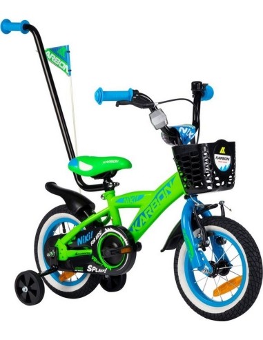 Dviratis Karbon Niki 12 green-blue