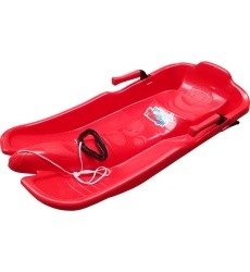 Plastic Snow Sled Acra Turbojet - Red