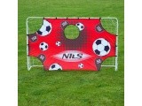 Futbolo vartai su tinklu ir taikiniu Nils BR240P 2in1