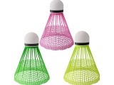 Nailoniniai badmintono plunksniukai Nils NBL6103, įvairiaspalviai, 3 vnt.