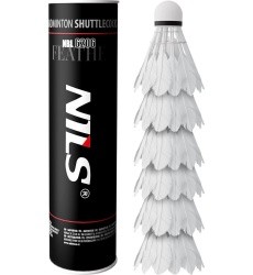 NBL6206 SHUTTLECOCKS FEATHERS 6 PCS. NILS