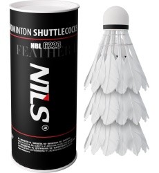 Badmintono plunksniukai Nils NBL6223, LED, 3 vnt.