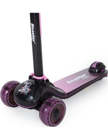 Vaikiškas paspirtukas  Beaster Kids BS605, rožinis, vaikams nuo 3 metų