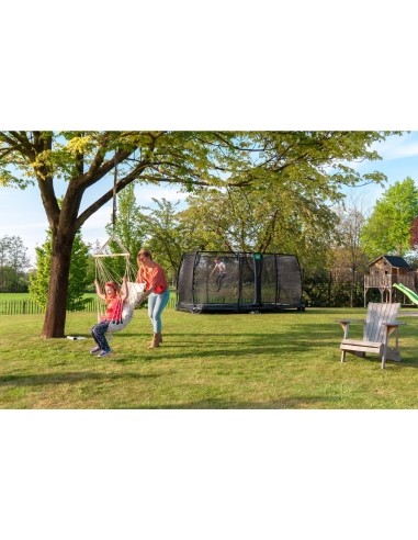 EXIT Allure Classic ground trampoline 214x366cm - green