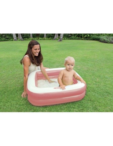 Inflatable children's wading pool 57100 Light Pink - INTEX