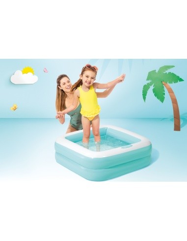 Inflatable children's wading pool 57100 Blue - INTEX