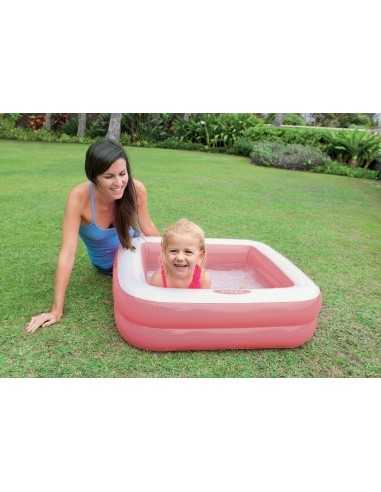 Inflatable children's wading pool 57100 Light Pink - INTEX