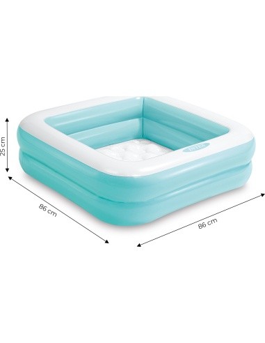 Inflatable children's wading pool 57100 Blue - INTEX